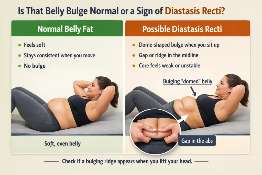 Is That Belly Bulge Normal or a Sign of Diastasis Recti Moseley