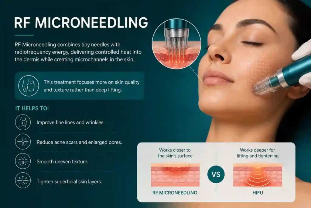 What Does RF Microneedling Do That HIFU Alone Cannot Moseley